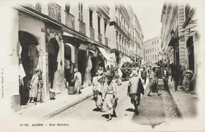Framed Print : Rue Randon - Algiers - Algeria Framed Print : Rue Randon - Algiers - Algeria