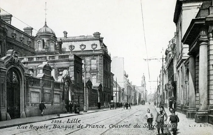 Framed Print : Rue Royale, Lille, France Framed Print : Rue Royale, Lille, France