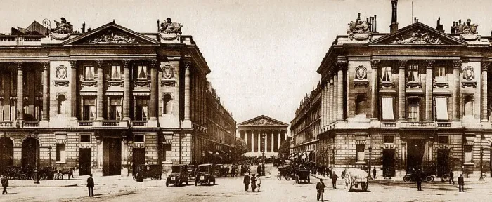 Framed Print : Rue Royale, Paris, France, early 1900s Framed Print : Rue Royale, Paris, France, early 1900s