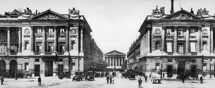 Framed Print : Rue Royale, Paris, France, early 1900s Framed Print : Rue Royale, Paris, France, early 1900s