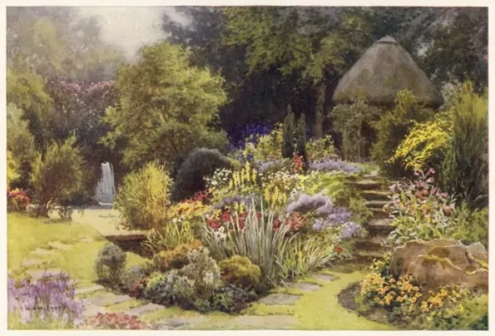 Framed Print : Rufford Abbey Garden Framed Print : Rufford Abbey Garden