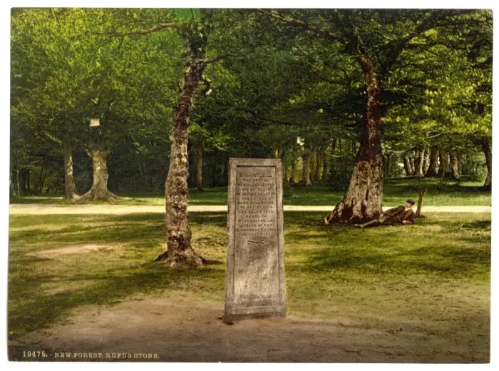 Framed Print : Rufus Stone, New Forest, Winchester, England Framed Print : Rufus Stone, New Forest, Winchester, England