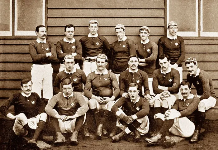 Framed Print : Rugby Scotland National Team in 1895 Framed Print : Rugby Scotland National Team in 1895