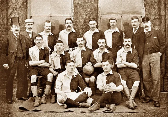 Framed Print : Rugby Union Wales National Team in 1895 Framed Print : Rugby Union Wales National Team in 1895