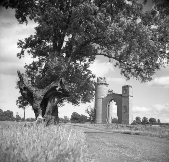 Framed Print : A Ruined building in the English countryside Framed Print : A Ruined building in the English countryside