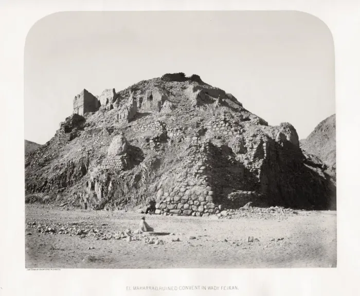 Framed Print : Ruined convent, Wady Feiran Framed Print : Ruined convent, Wady Feiran