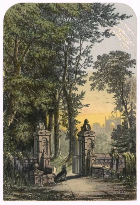 Framed Print : Ruined Hall & Gates Framed Print : Ruined Hall & Gates