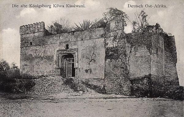 Ruined palace, Kilwa Kisinani Island, East Africa