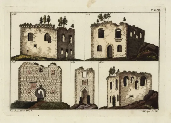 Framed Print : Ruins of ancient knights castles Framed Print : Ruins of ancient knights castles