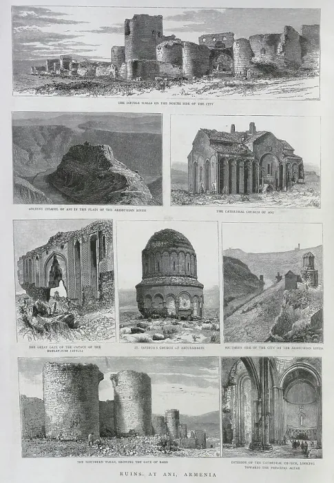 Framed Print : The Ruins at Ani, Armenia Framed Print : The Ruins at Ani, Armenia