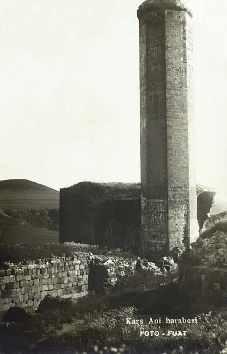Framed Print : Ruins of Ani - Turkey - Minaret of Manuchihir Mosque Framed Print : Ruins of Ani - Turkey - Minaret of Manuchihir Mosque