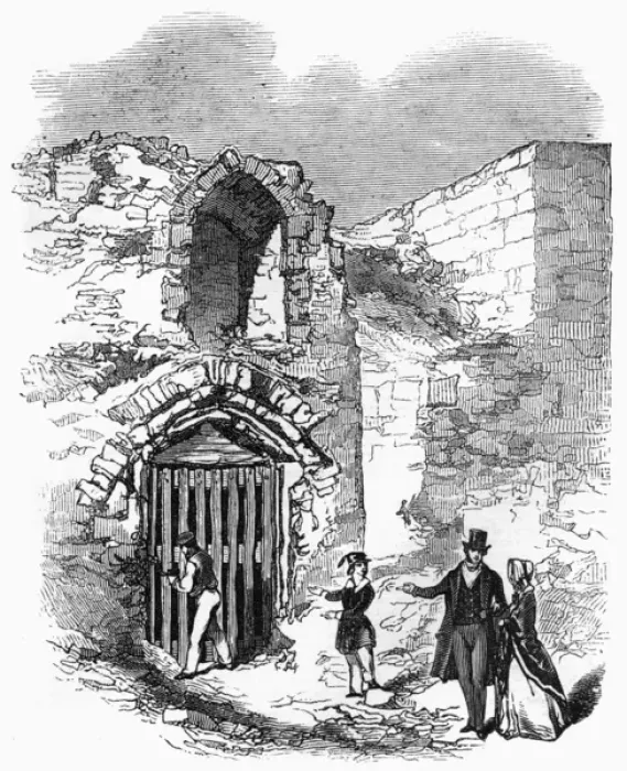 Framed Print : Ruins of the Bowyer Tower, Tower of London