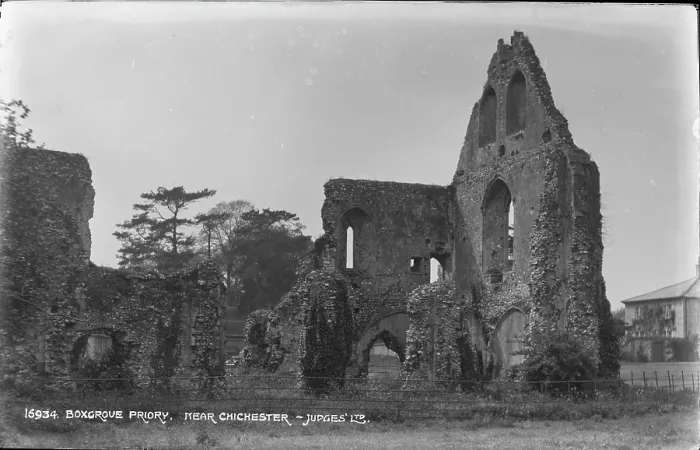 Framed Print : Ruins of Boxgrove Priory Framed Print : Ruins of Boxgrove Priory