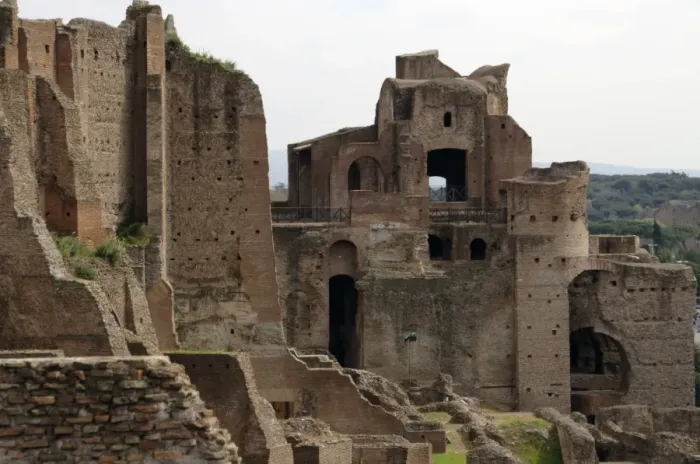 Framed Print : Ruins of some buildings on the Palatine Hill. Rome. Italy Framed Print : Ruins of some buildings on the Palatine Hill. Rome. Italy