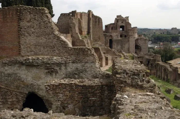 Framed Print : Ruins of some buildings on the Palatine Hill. Rome. Italy Framed Print : Ruins of some buildings on the Palatine Hill. Rome. Italy