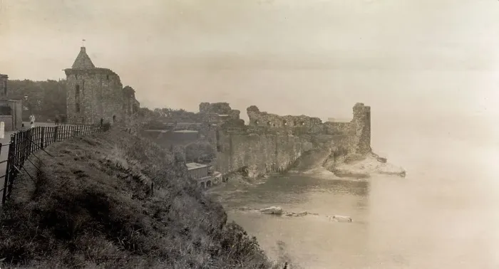 Framed Print : Ruins of the Castle, St Andrews, Fife, Scotland Date: 1930s Framed Print : Ruins of the Castle, St Andrews, Fife, Scotland Date: 1930s