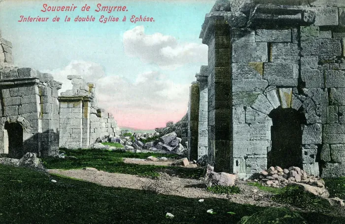 Framed Print : Ruins of the Double Churches of Ephesus, Izmir, Turkey Framed Print : Ruins of the Double Churches of Ephesus, Izmir, Turkey