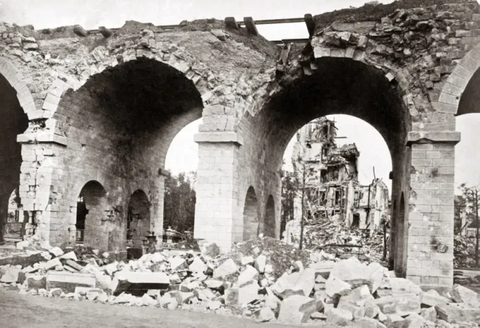 Framed Print : Ruins, France, 1871 St Cloud? Framed Print : Ruins, France, 1871 St Cloud?