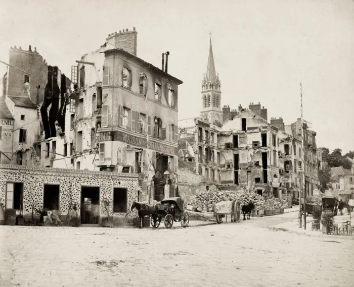 Framed Print : Ruins, Franco-Prussian War, 1871 Framed Print : Ruins, Franco-Prussian War, 1871