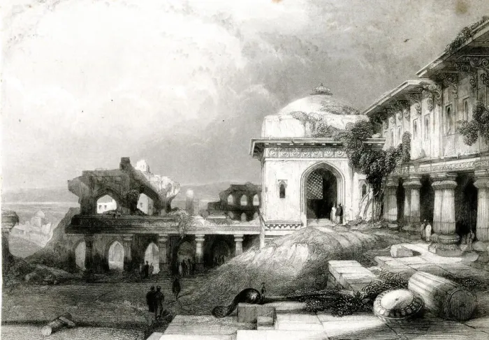 Framed Print : Ruins at Futtipur Sikra (Fatehpur Sikri), India Framed Print : Ruins at Futtipur Sikra (Fatehpur Sikri), India
