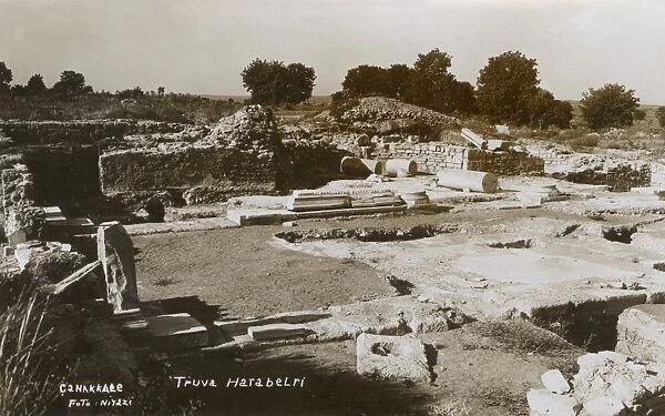 Ruins at Hisarlik  /  Troy