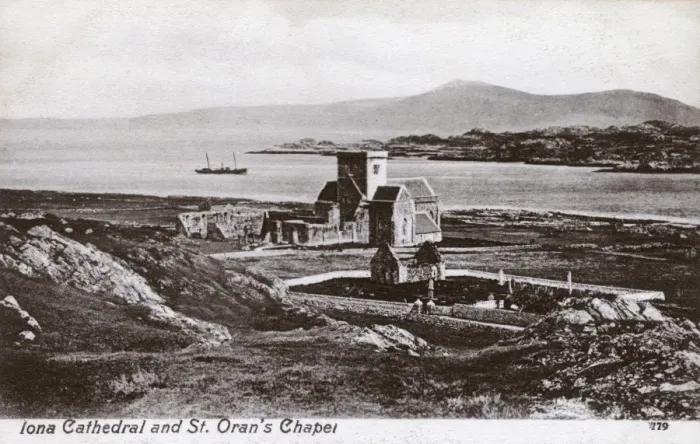 Framed Print : Ruins of Iona Cathedral and Orans Chapel Framed Print : Ruins of Iona Cathedral and Orans Chapel