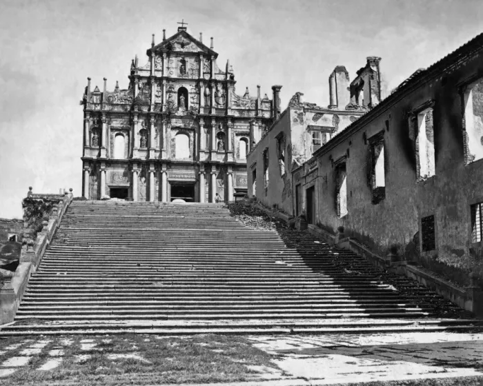 Framed Print : Ruins, Macau, China Framed Print : Ruins, Macau, China