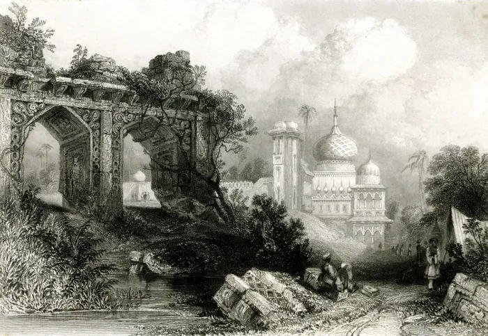 Framed Print : Ruins of Monea, India Framed Print : Ruins of Monea, India