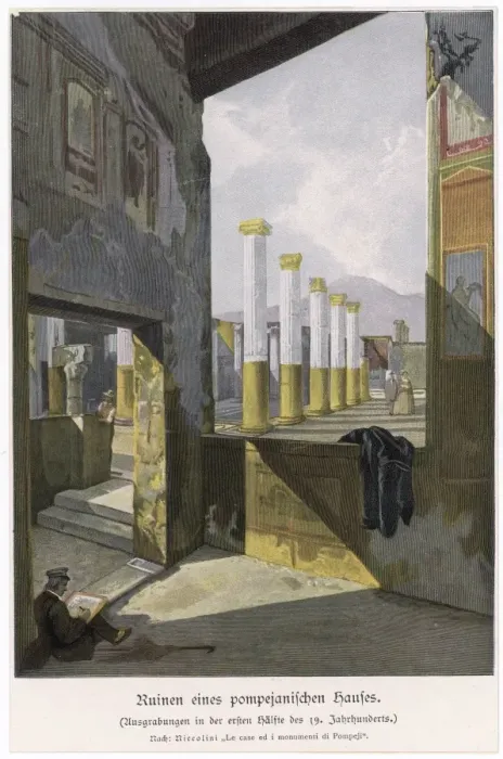 Framed Print : The Ruins of Pompeii Framed Print : The Ruins of Pompeii
