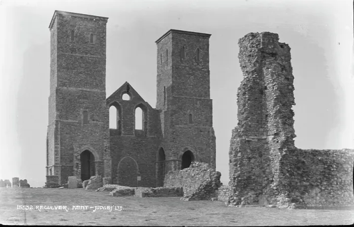 Framed Print : Ruins of Reculver Towers Framed Print : Ruins of Reculver Towers