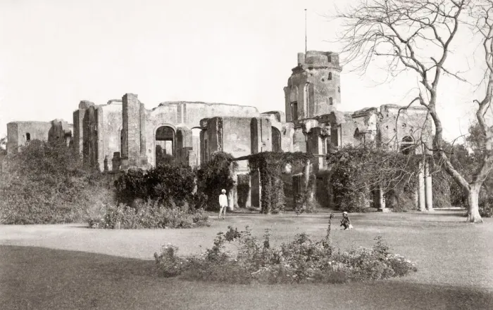 Framed Print : Ruins of the Residency, Lucknow, India, c. 1880 s Framed Print : Ruins of the Residency, Lucknow, India, c. 1880 s