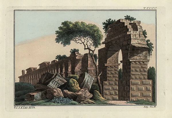 Ruins of a Roman aquaduct