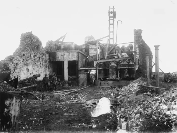 Framed Print : Ruins of Serre 1917 Framed Print : Ruins of Serre 1917