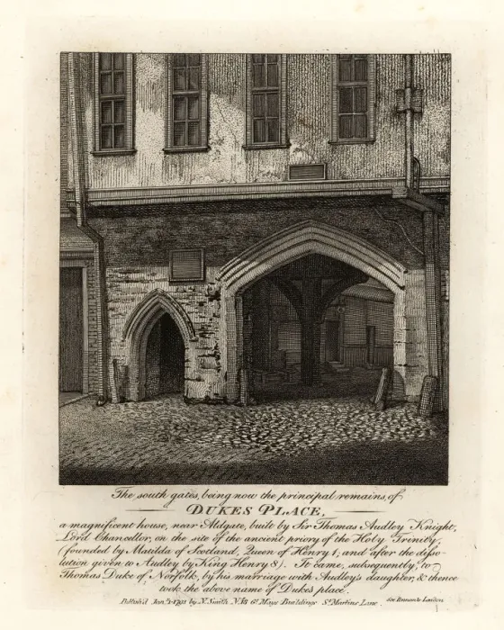 Framed Print : The ruins of the South Gates of Dukes Place Framed Print : The ruins of the South Gates of Dukes Place