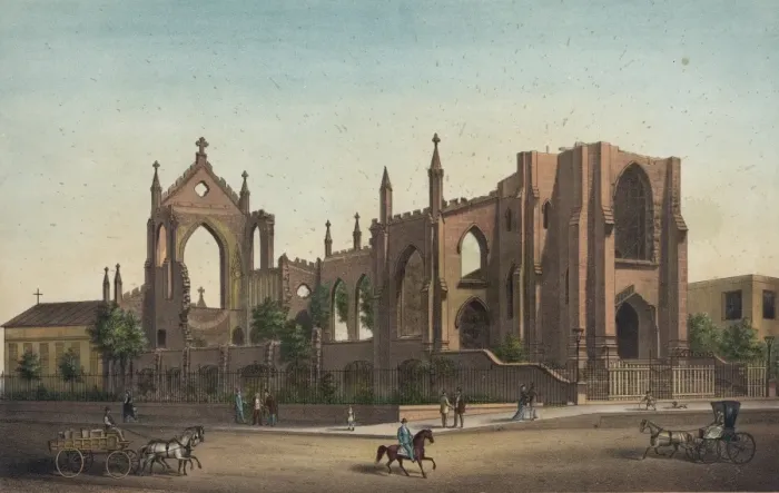 Framed Print : Ruins of St. Johns & St. Finbars Cathedral, Charleston, S. C Framed Print : Ruins of St. Johns & St. Finbars Cathedral, Charleston, S. C