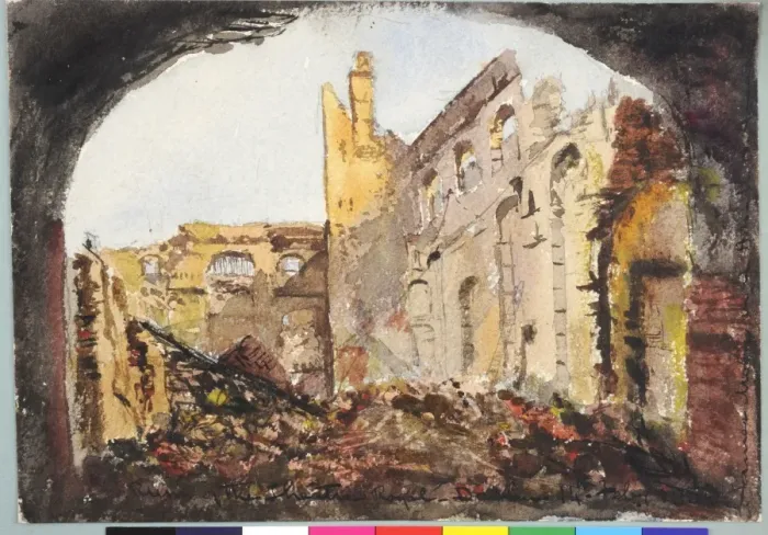Framed Print : Ruins of the Theatre Royal, Dublin Framed Print : Ruins of the Theatre Royal, Dublin
