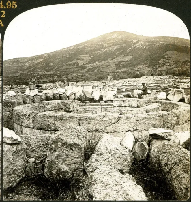 Framed Print : Ruins of Tholos and Hieron, Epidaurus, Greece Framed Print : Ruins of Tholos and Hieron, Epidaurus, Greece