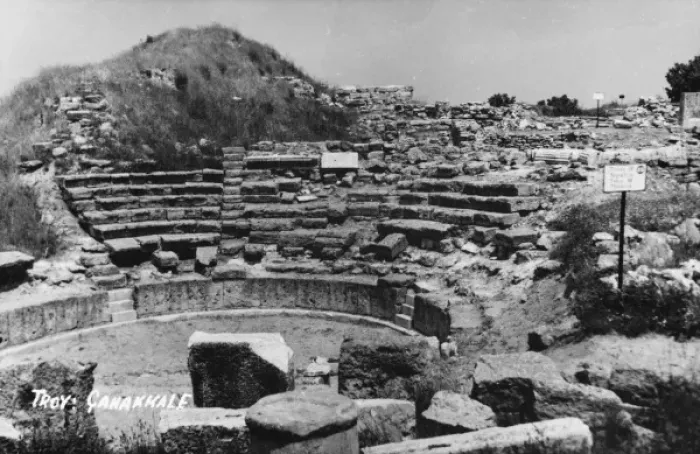 Framed Print : Ruins of Troy - Hissarlik, Turkey Framed Print : Ruins of Troy - Hissarlik, Turkey