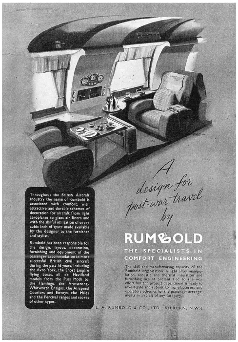 Framed Print : Rumbold Aircraft Seating Framed Print : Rumbold Aircraft Seating