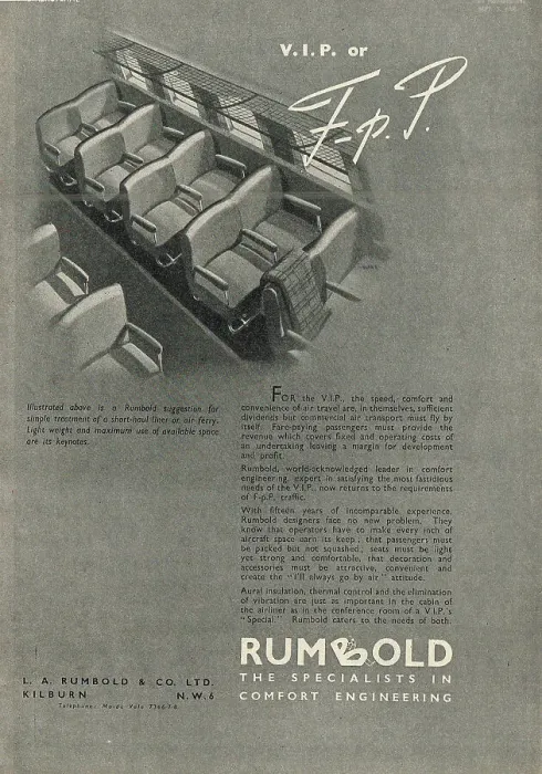Framed Print : Rumbold Aircraft Seating Framed Print : Rumbold Aircraft Seating