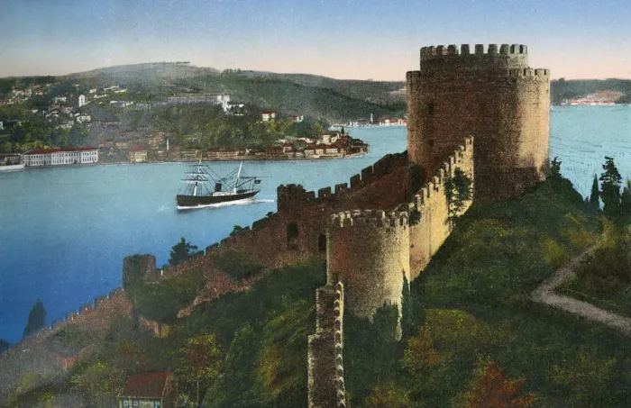 Framed Print : Rumeli Hisari on the European Side of the Bosphorus, Turkey Framed Print : Rumeli Hisari on the European Side of the Bosphorus, Turkey