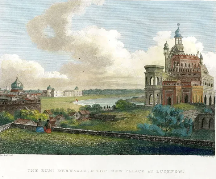 Framed Print : Rumi Derwazah and New Palace Lucknow, India Framed Print : Rumi Derwazah and New Palace Lucknow, India