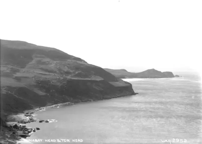 Framed Print : Runabay Head and Tor Head Framed Print : Runabay Head and Tor Head