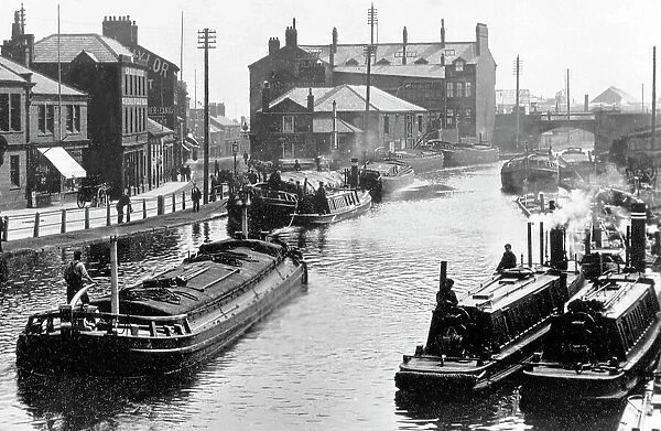 Runcorn The Canal Top Lock early 1900s