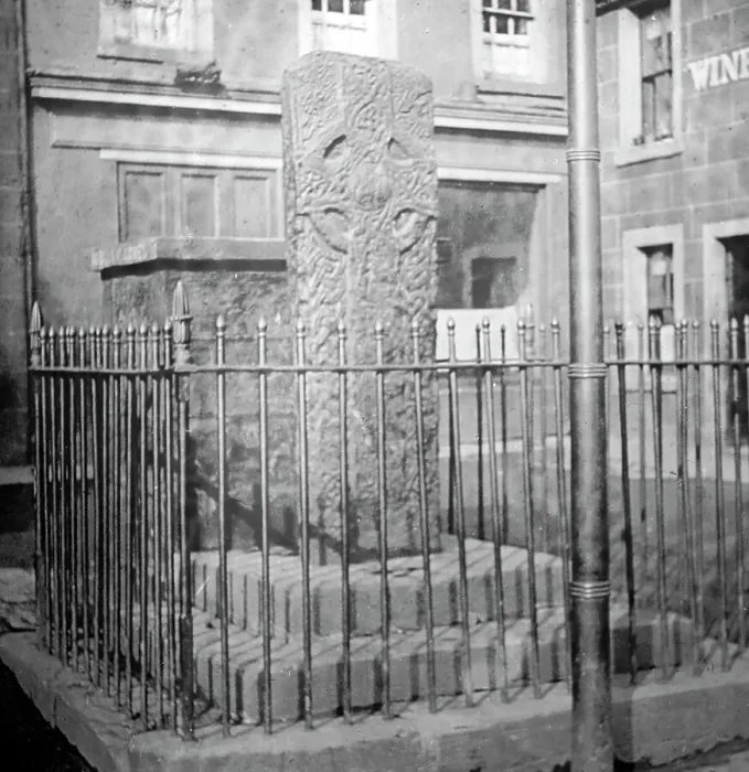 Framed Print : Runic Cross of Crieff, Scotland, early 1900s Framed Print : Runic Cross of Crieff, Scotland, early 1900s