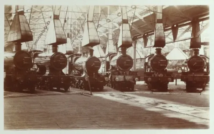 Framed Print : Running Shed - GWR Railway at Old Oak Common Framed Print : Running Shed - GWR Railway at Old Oak Common