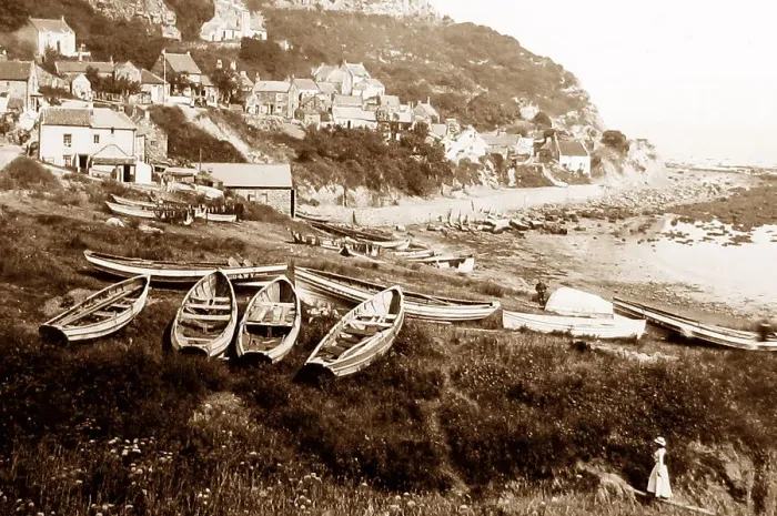 Framed Print : Runswick Bay Framed Print : Runswick Bay