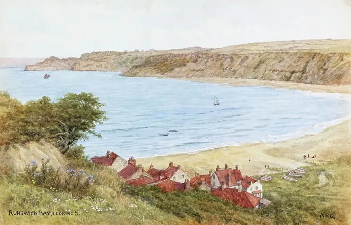 Framed Print : Runswick Bay, North Yorkshire, looking south Framed Print : Runswick Bay, North Yorkshire, looking south