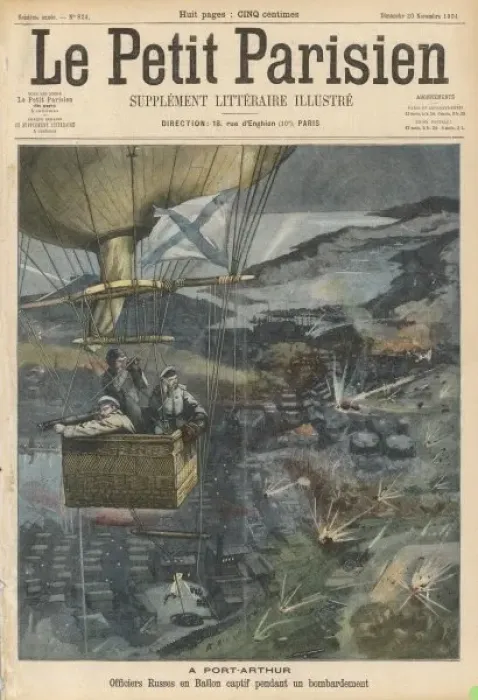 Framed Print : Rus-Jap War / Balloon Framed Print : Rus-Jap War / Balloon