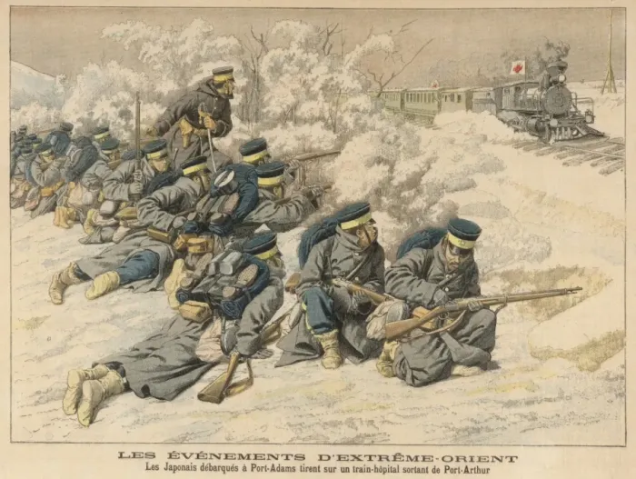 Framed Print : Rus-Jap War / Hosp Train Framed Print : Rus-Jap War / Hosp Train
